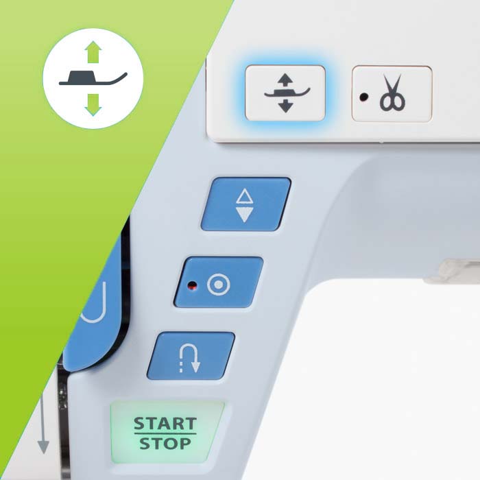 Samodejni dvig šivalne tačke in ostale prednosti