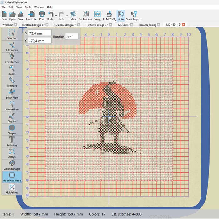 Cross Stitch – Pretvorba slike v križni vbod