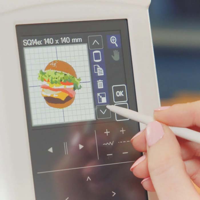 Urejanje projekta na zaslonu