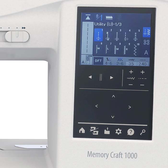 Preprosta izbira šivalnih programov