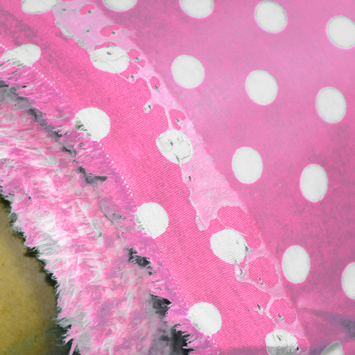 Baumwolle, imprägniert, Punkte, 17052-011, rosa