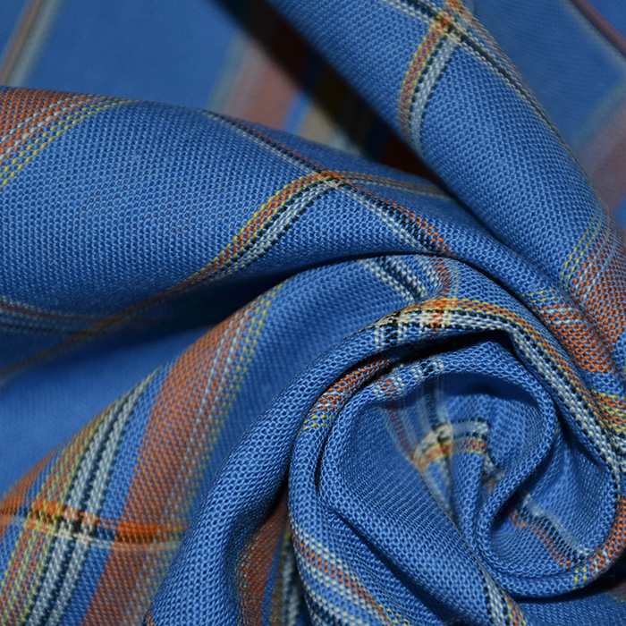 Baumwolle, Karo, 5460-08, blau