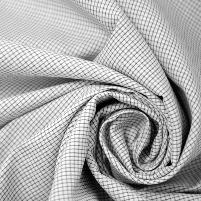 Baumwolle, Popeline, Elastan, 18994-6, weiß