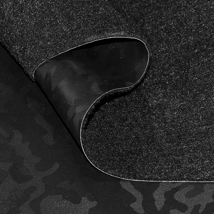 Kunstleder, Tarnmuster, 19387-05, schwarz