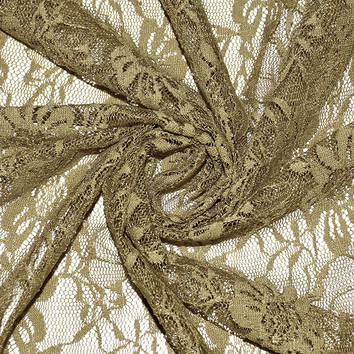 Spitze, elastisch, floral, 21658-053, golden-beige