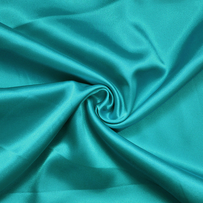 Satin, Polyester, 3093-46, grünblau