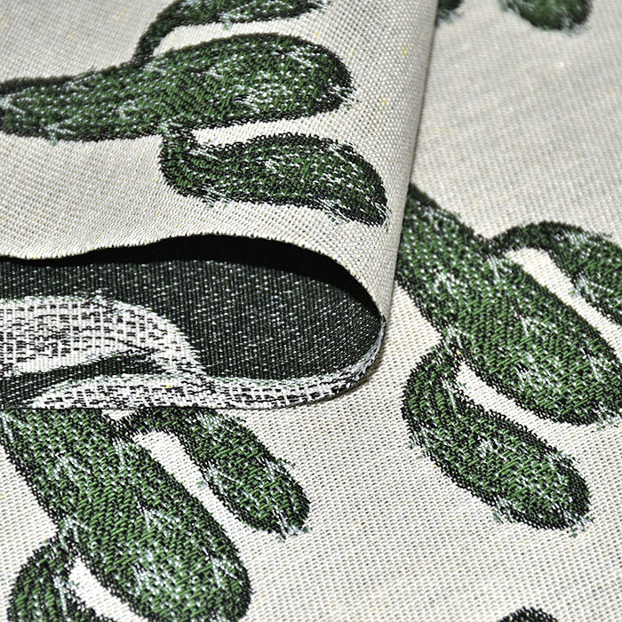 Dekostoff, Jacquard, beidseitig, Natur, 22694