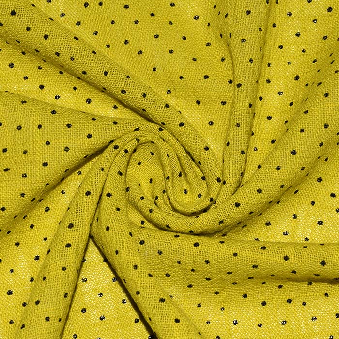 Gewebe, Baumwolle, Punkte, 23540-010, gelb-grün