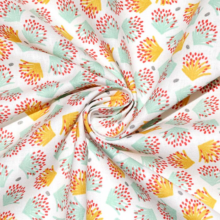 Baumwolle, Popeline, Natur, 23729-3, mint