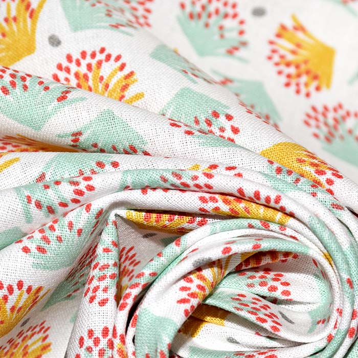 Baumwolle, Popeline, Natur, 23729-3, mint