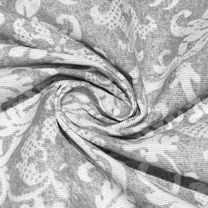 Deko, Druck, Ornament, 24115, grau