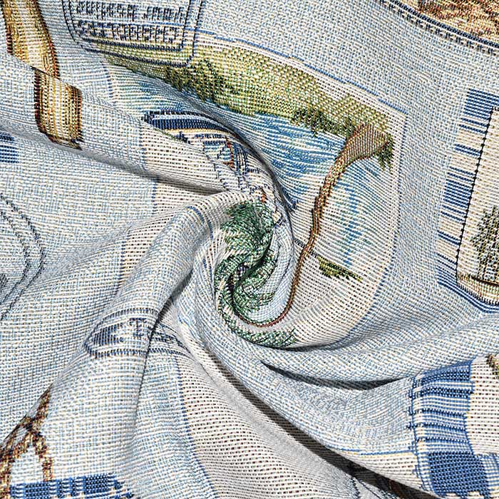 Deko, Jacquard, Meer, 24345