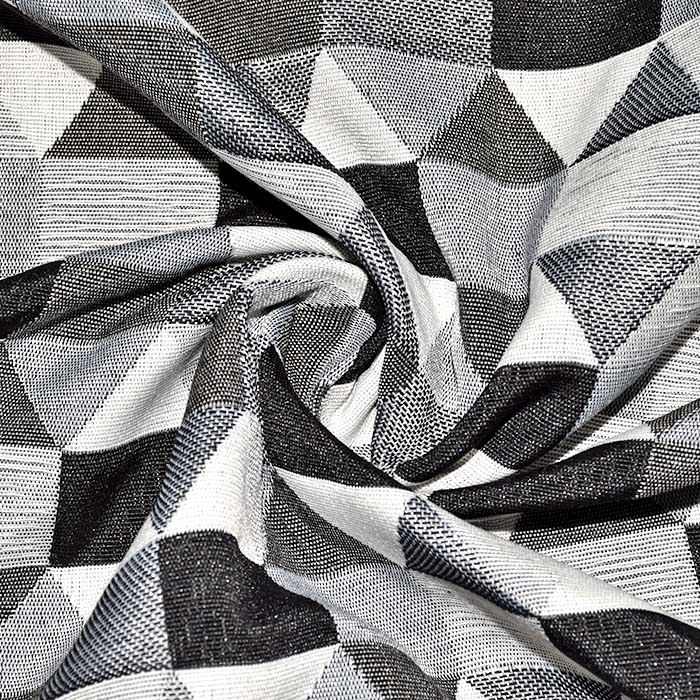 Dekojacquard, beidseitig, geometrisch, 24331