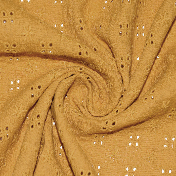 Musselin, doppelt, Richelieu, 22719-054, ocker