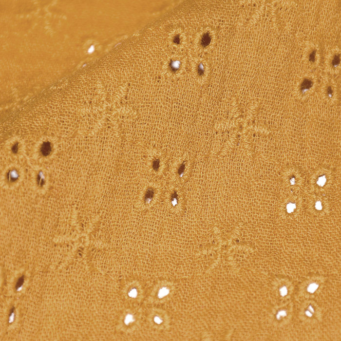 Musselin, doppelt, Richelieu, 22719-054, ocker