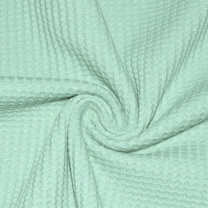 Jersey, Baumwolle, Waffel, 25115-104, mint