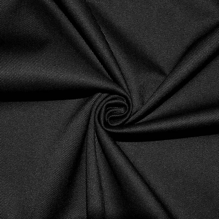 Baumwolle, Köper, 245 g, 25135-21, schwarz