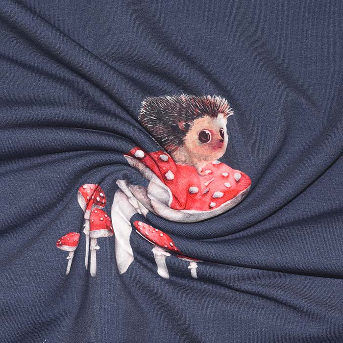 Sweatshirtstoff, digital, Tiere, 25155-15