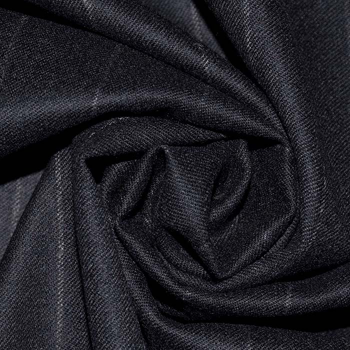 Wolle, für Anzüge, Streifen, 25269-01, dunkelblau