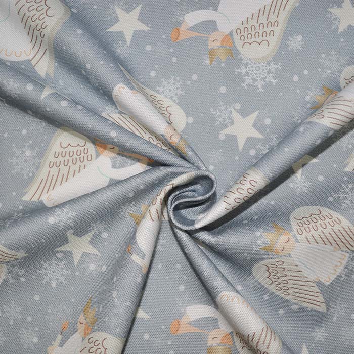 Deko, Druck, digital, festlich, 25314-146, grau