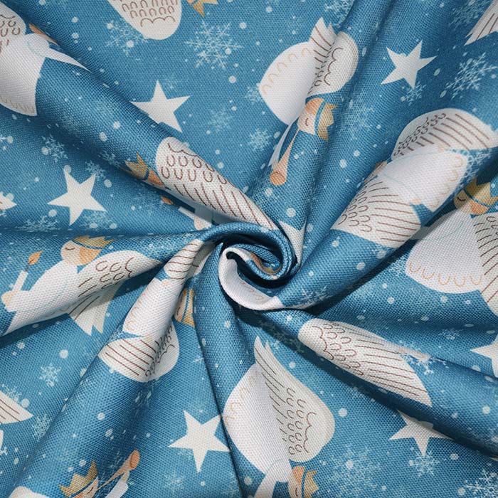 Deko, Druck, digital, festlich, 25314-147, blau