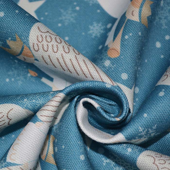 Deko, Druck, digital, festlich, 25314-147, blau