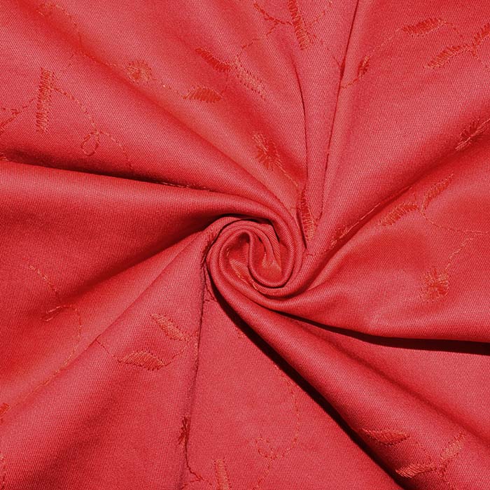 Baumwolle, Richelieu, floral, 25300-3, rot