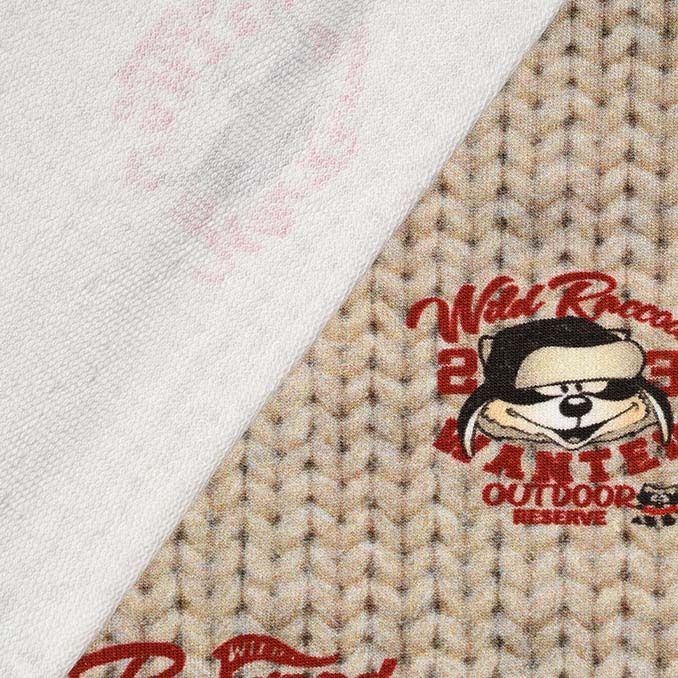 Sweatshirtstoff, digital, Tiere, 25540-22