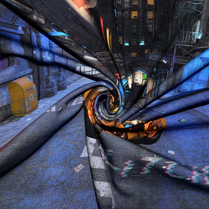 Jersey, Baumwolle, digital, jugendlich, 25563