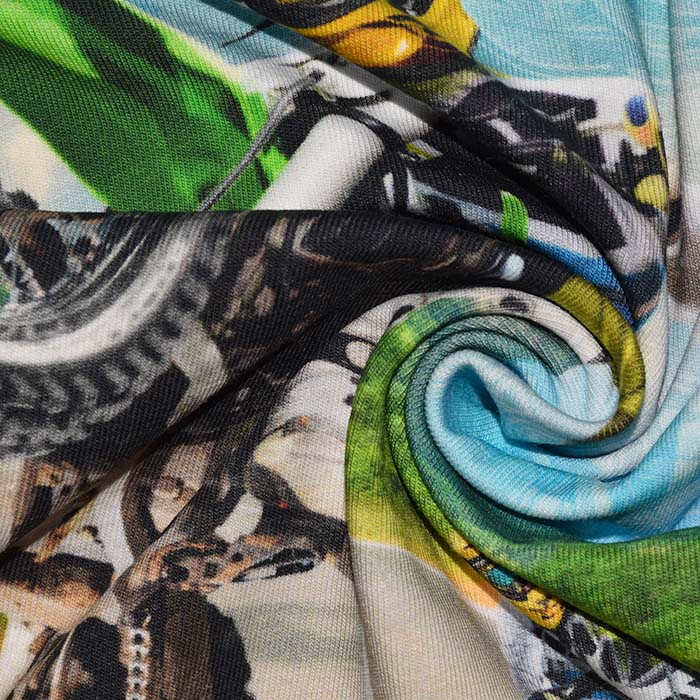 Jersey, Baumwolle, digital, jugendlich, 25587