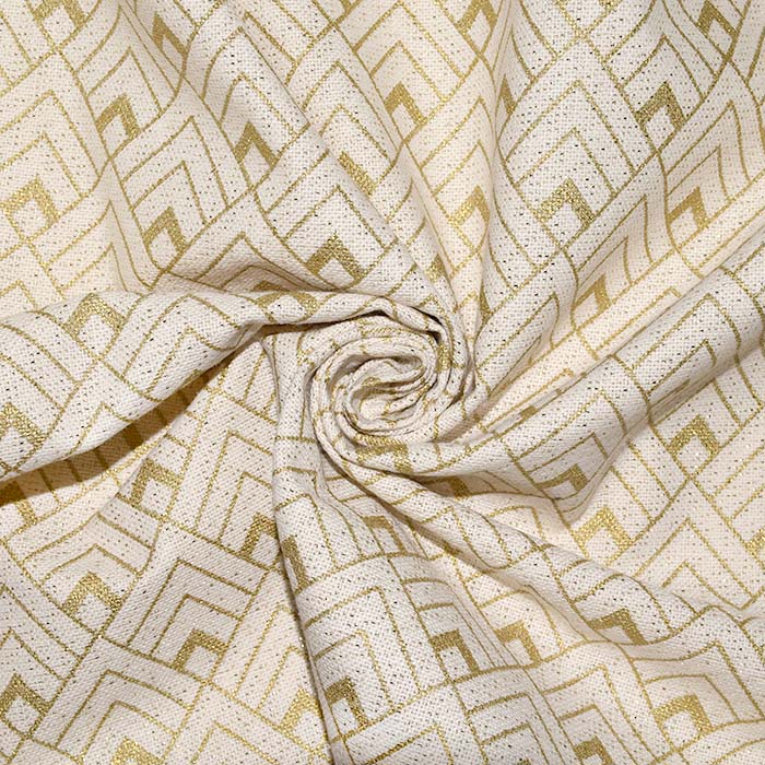 Deko, Druck, geometrisch, 25615-080, golden