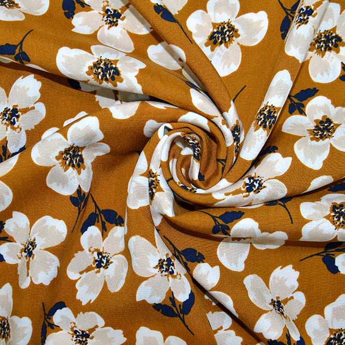 Gewebe, Viskose, floral, 25738-002