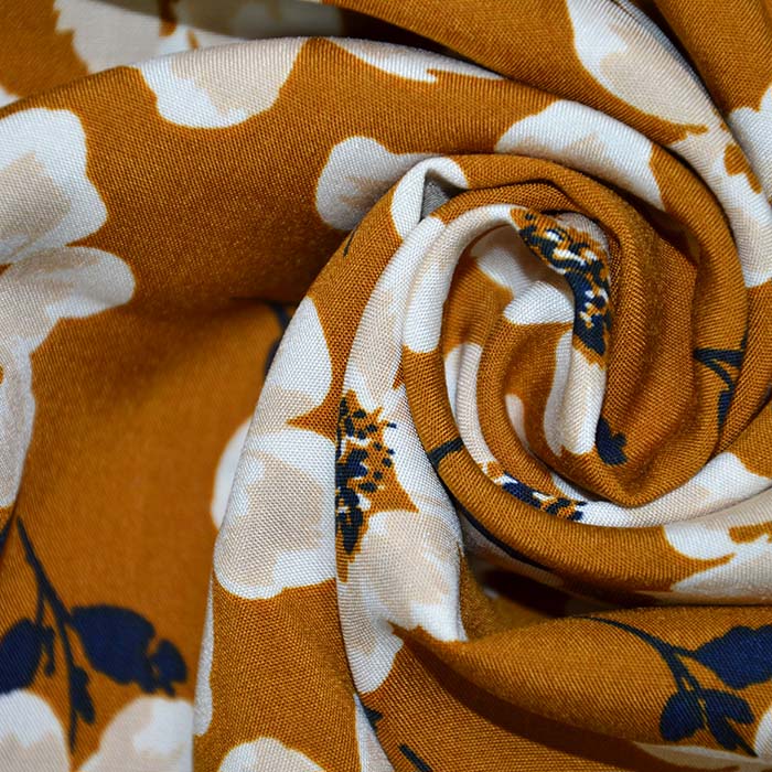 Gewebe, Viskose, floral, 25738-002