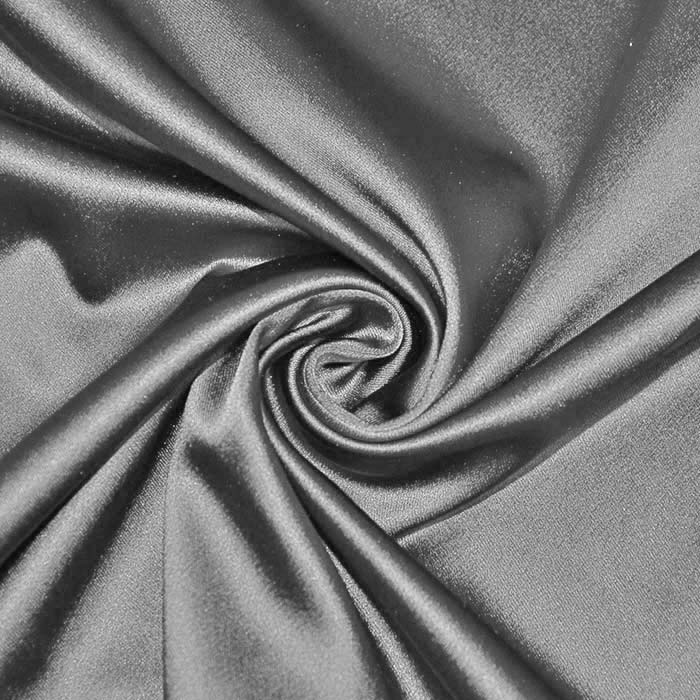 Satingewebe mit Elastan, 22788-50, grau