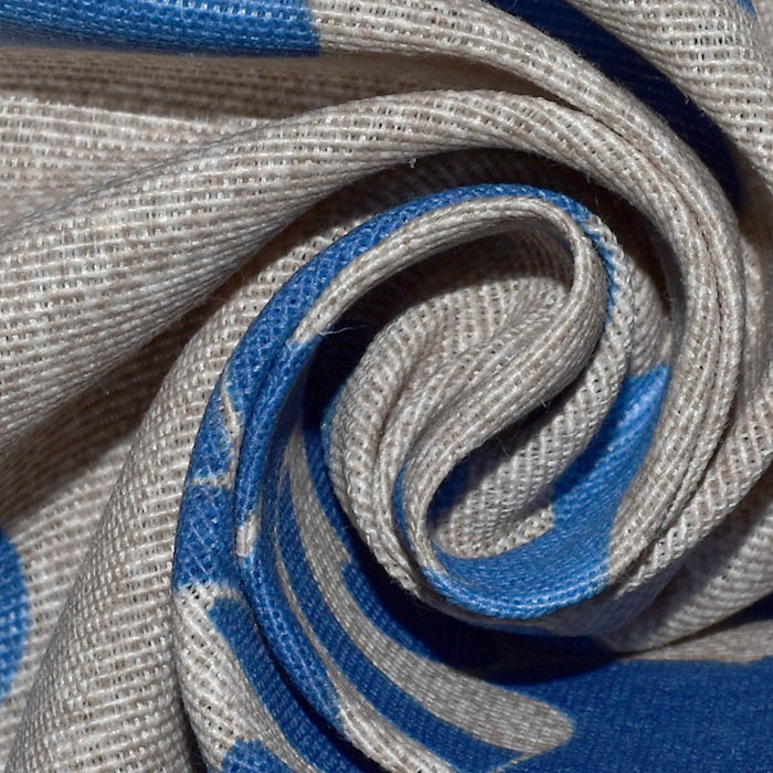 Deko, Druck, Ornament, 25785-901, blau