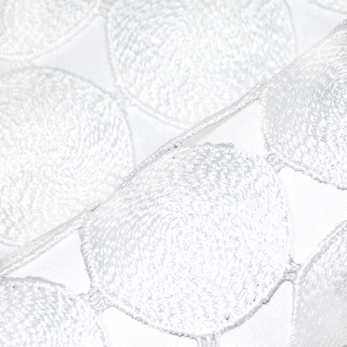 Spitze, Kreise, 25796-14, weiß