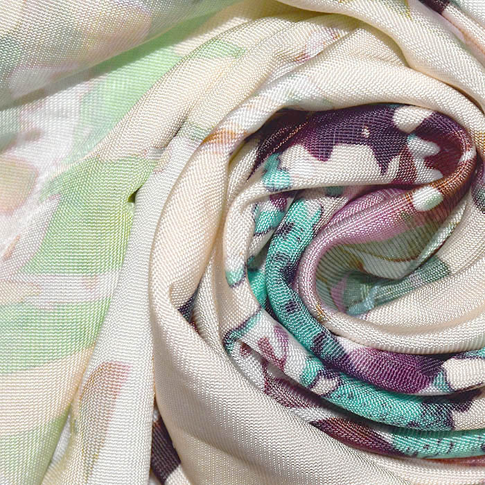 Jersey, Viskose, Filament, abstrakt, 25892-4, beige