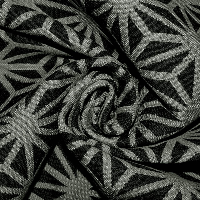 Dekojacquard, Flyer, geometrisch, 25921-18, schwarz