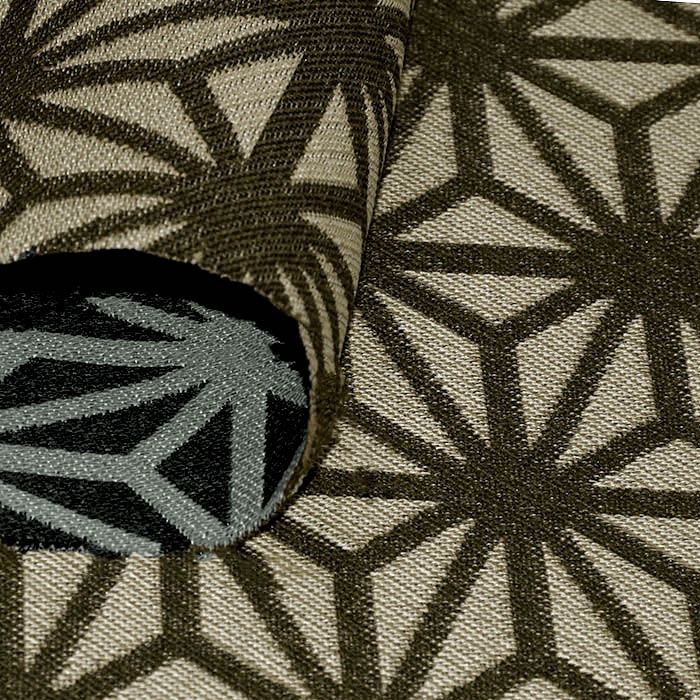 Dekojacquard, Flyer, geometrisch, 25921-18, schwarz