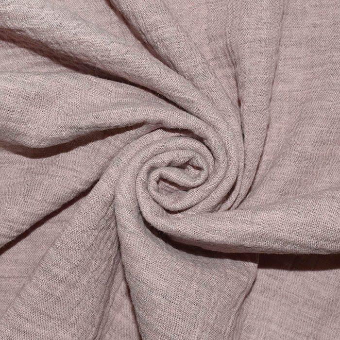 Musselin, doppelt, melange, 25141-012, rosa