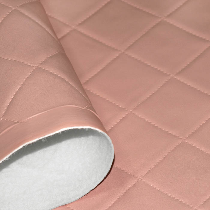 Kunstleder, Tartan, 26260-039, rosa