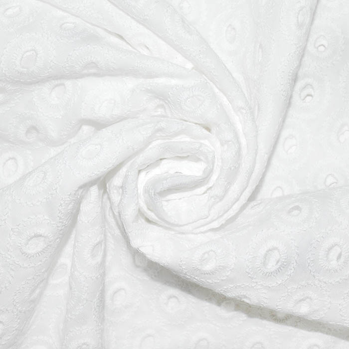 Baumwolle, Richelieu, geometrisch, 19812-650, weiß