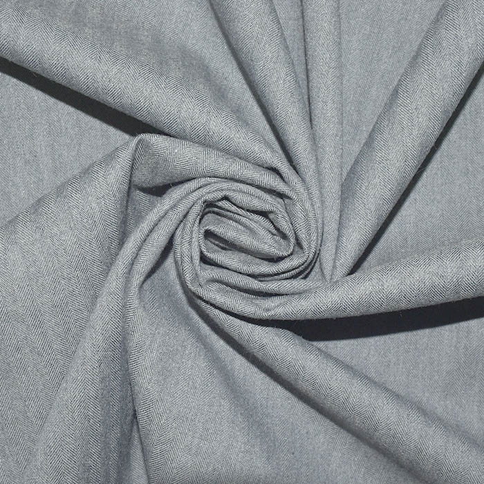 Anzugstoff, Fischgräte, 26384, grau