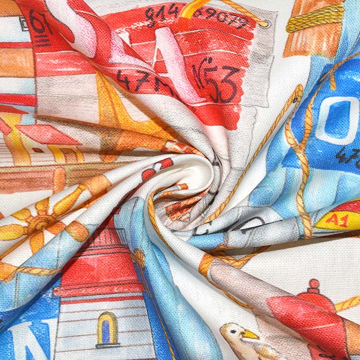 Deko, Druck, bio, digital, Meer, 26993-02, rot