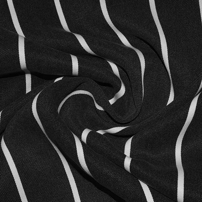 Gewebe, Tencel, Streifen, 26850-10, schwarz
