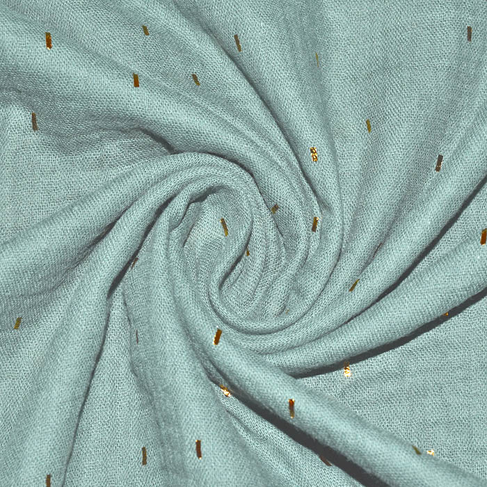 Musselin, doppelt, Punkte, 27711-001, mint