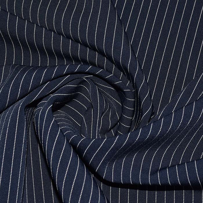 Anzugstff, Streifen, 27680-008, dunkelblau