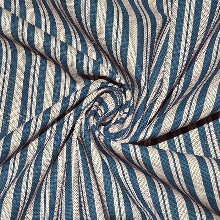 Deko, Druck, Streifen, 27728-345, blau