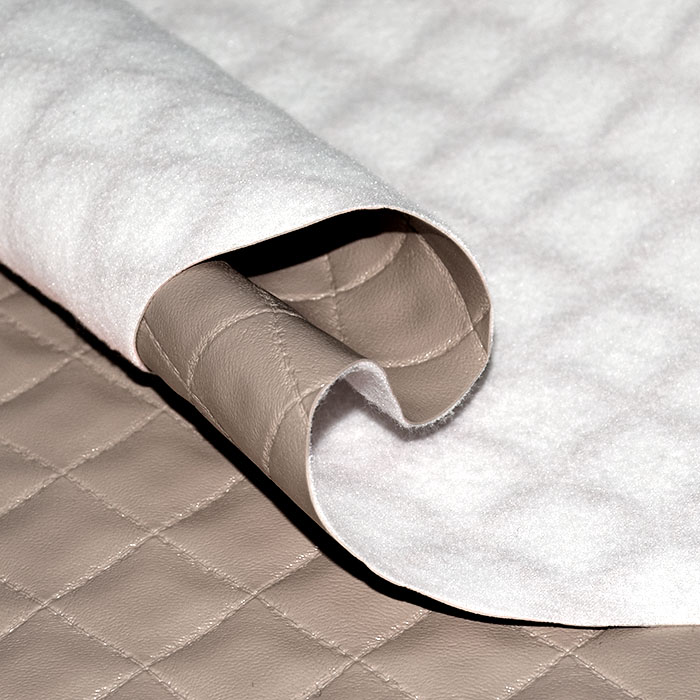 Kunstleder Kapitone, 27814-03, braun-beige