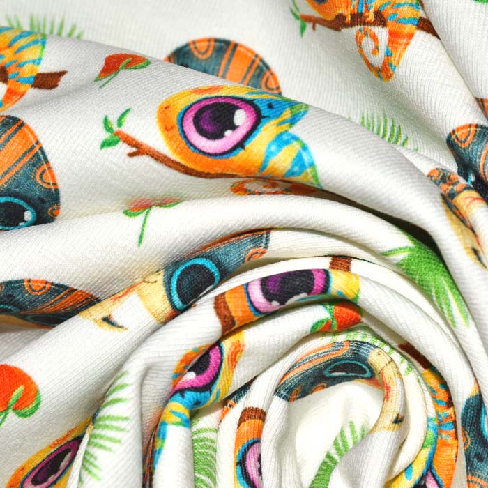 Jersey, Baumwolle, digital, Tiere, 28006-02